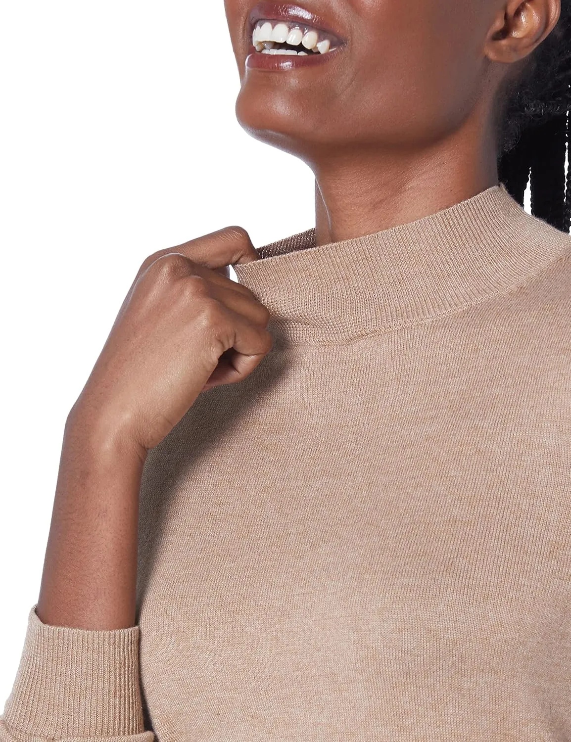Amazon Essentials Women's Lightweight Mockneck Sweater (Available in Plus Size)