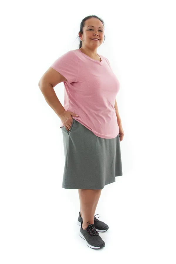 Athletic Exercise Skirt / Womens Plus Size