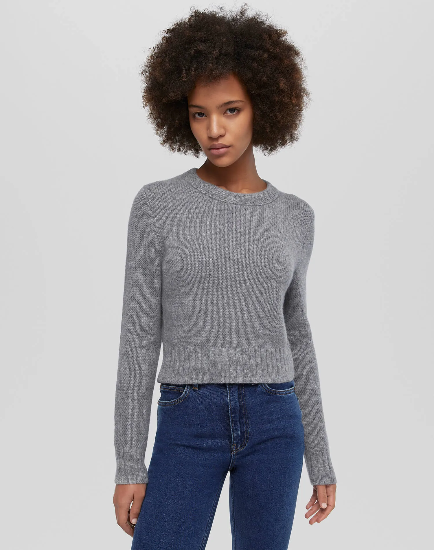 Baby Crew Pullover - Grey Heather