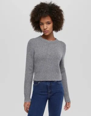 Baby Crew Pullover - Grey Heather