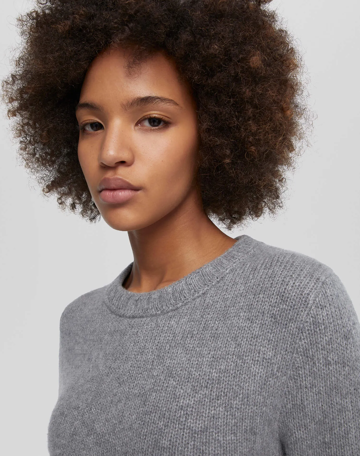 Baby Crew Pullover - Grey Heather