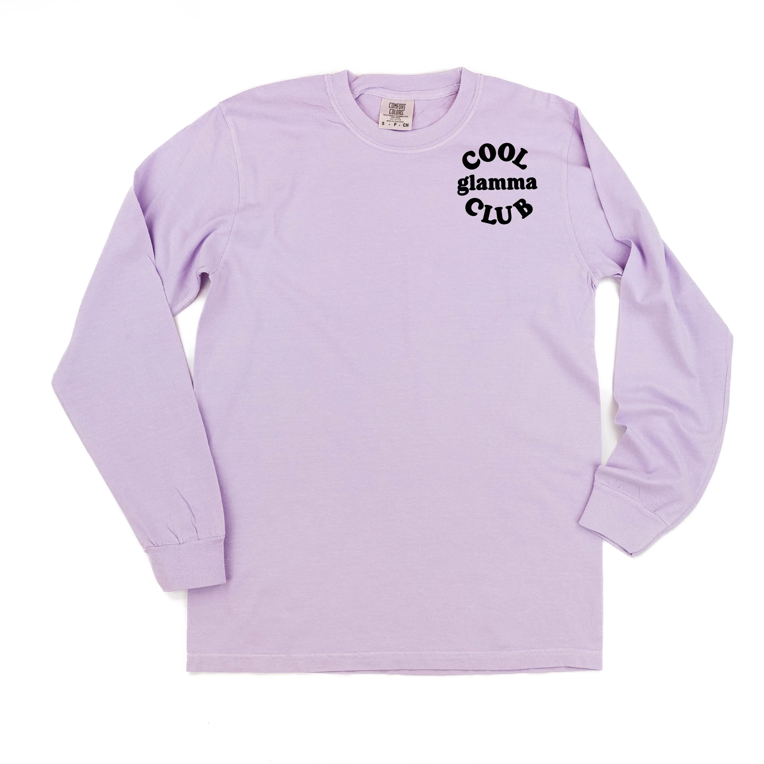 COOL Glamma CLUB - Pocket Design - LONG SLEEVE COMFORT COLORS TEE