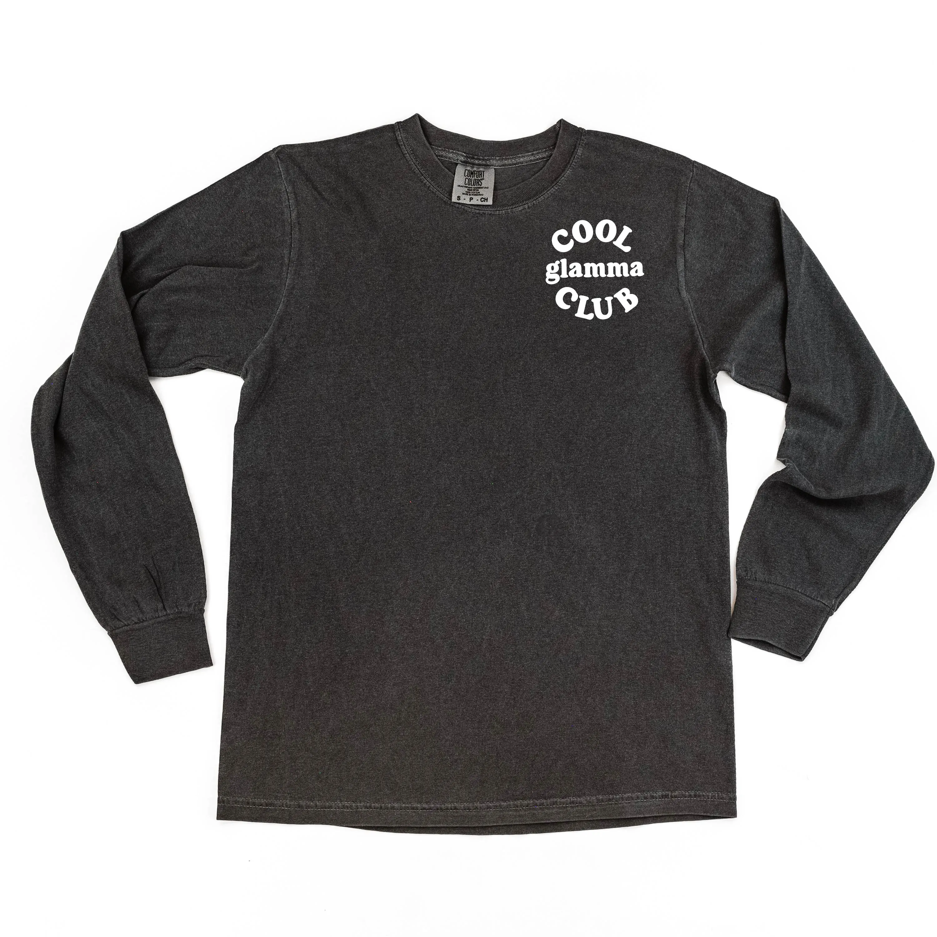 COOL Glamma CLUB - Pocket Design - LONG SLEEVE COMFORT COLORS TEE
