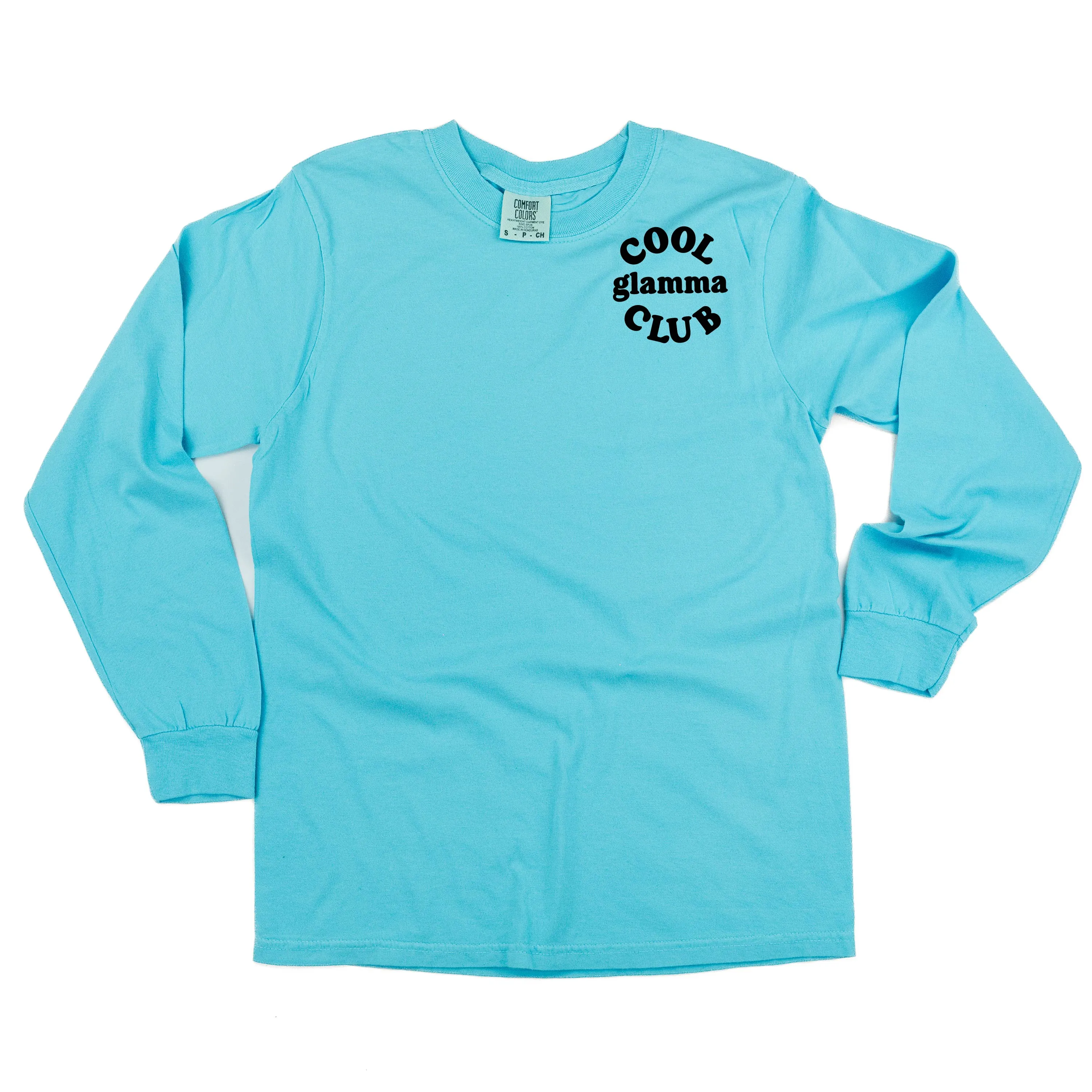 COOL Glamma CLUB - Pocket Design - LONG SLEEVE COMFORT COLORS TEE