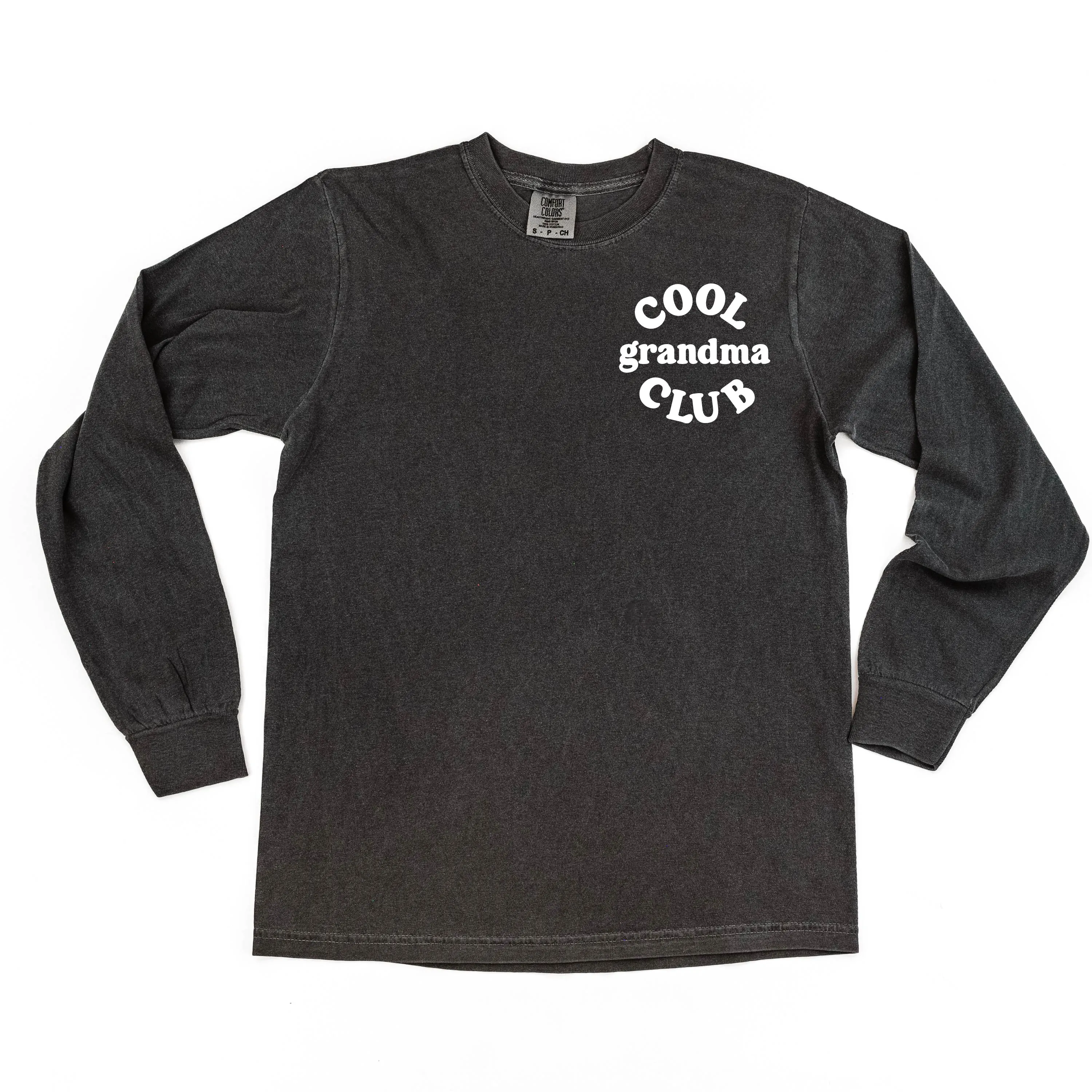 COOL Grandma CLUB - Pocket Design - LONG SLEEVE COMFORT COLORS TEE