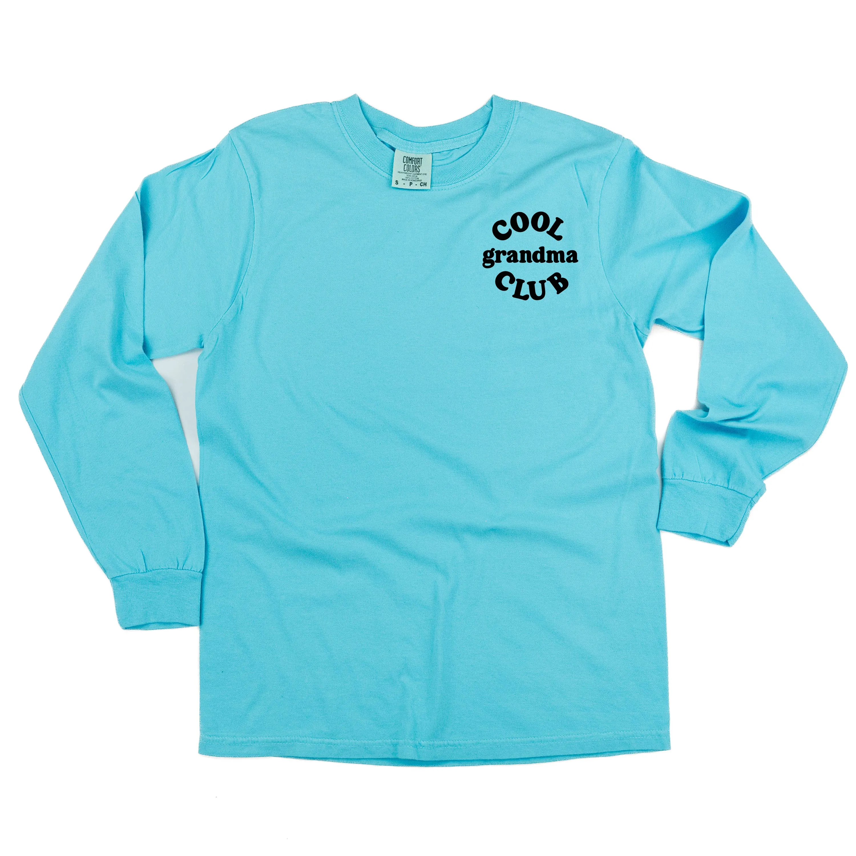 COOL Grandma CLUB - Pocket Design - LONG SLEEVE COMFORT COLORS TEE