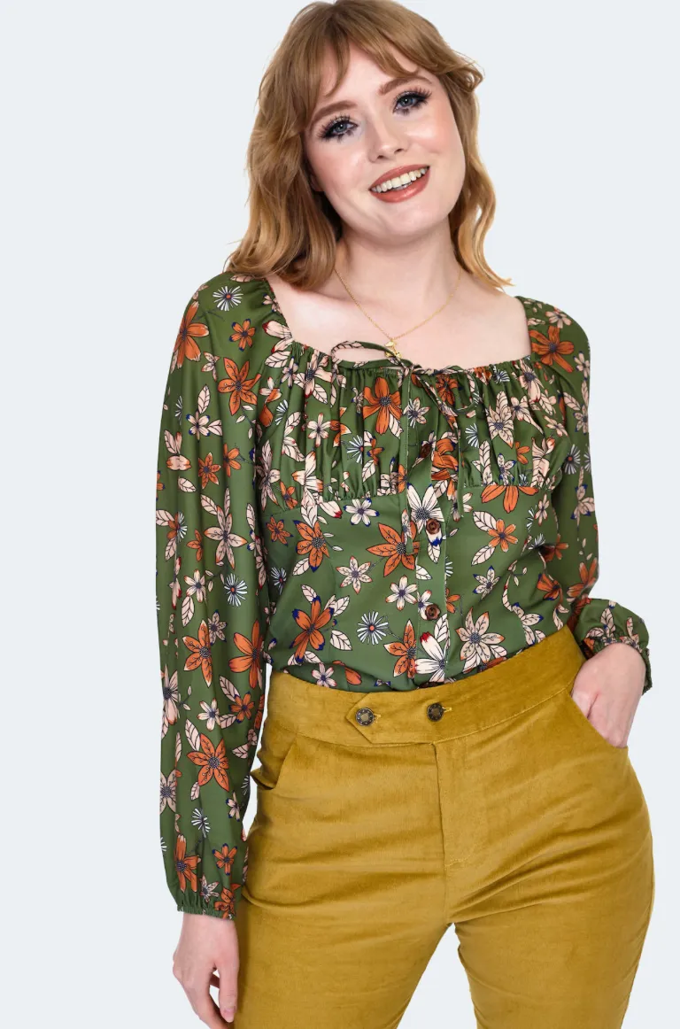 Corduroy Flare Pants-FINAL SALE