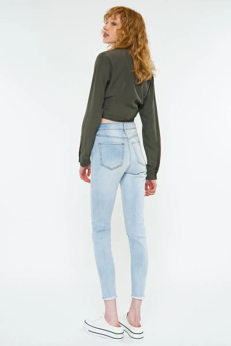 Diane High Rise Ankle Skinny Jeans