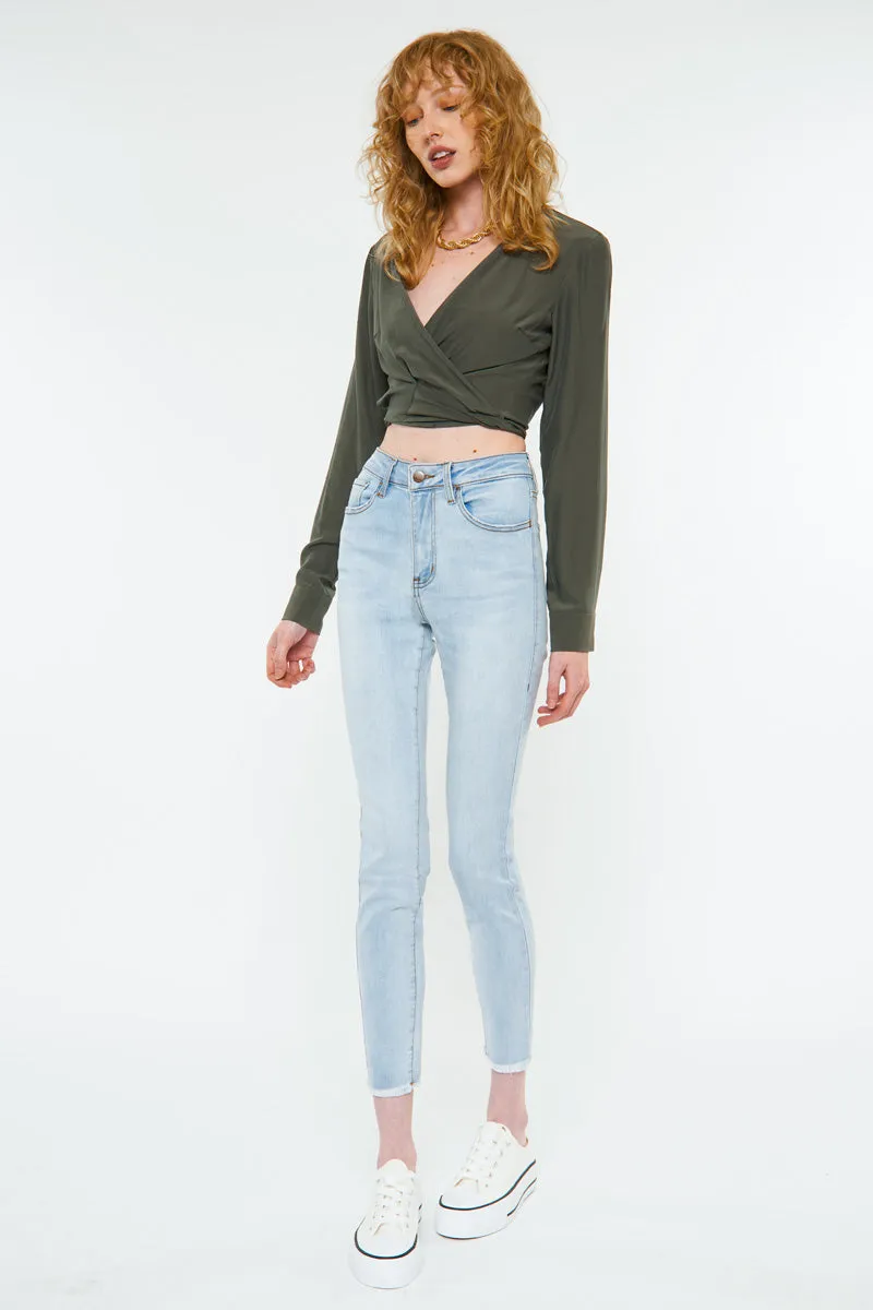 Diane High Rise Ankle Skinny Jeans
