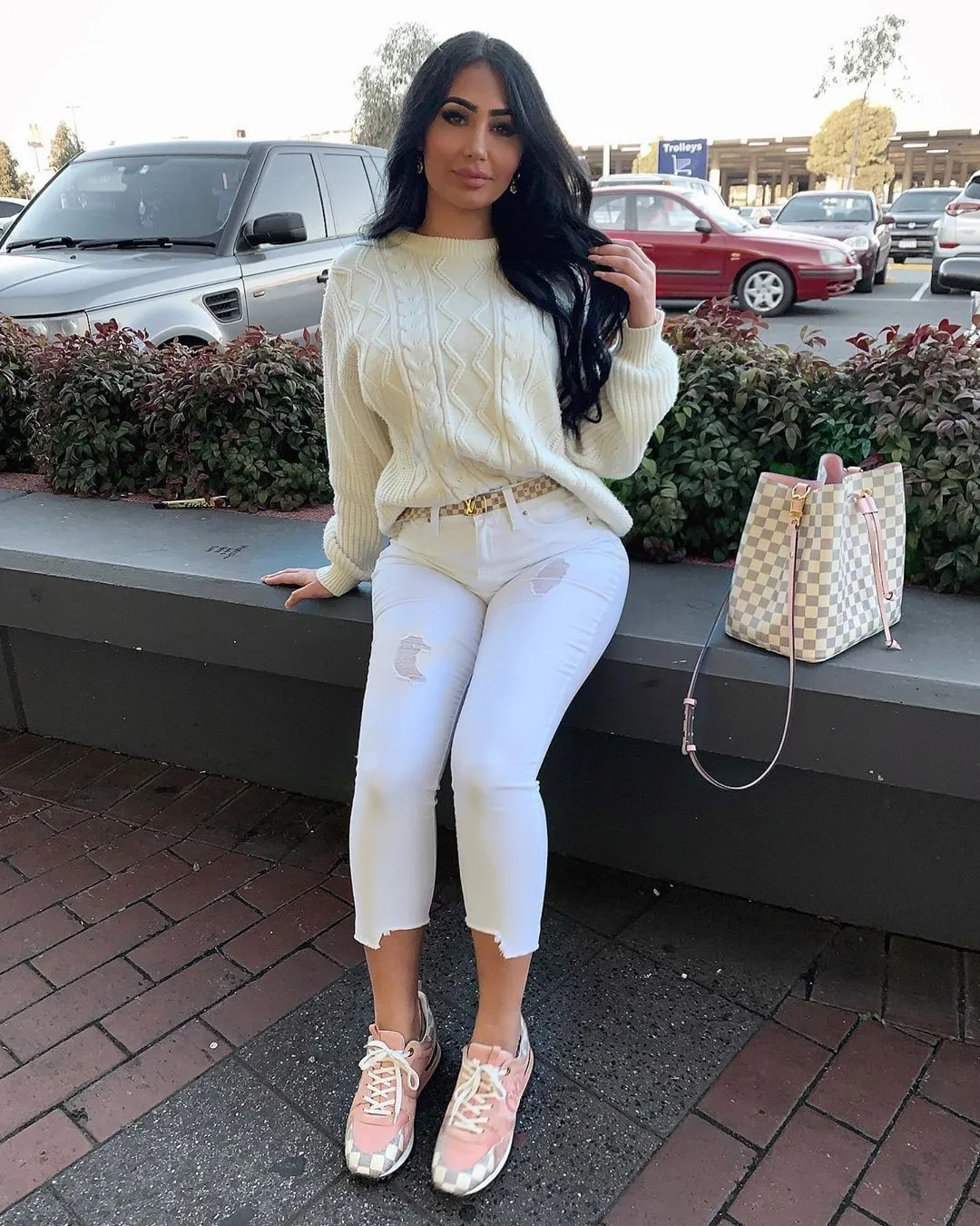 Double Take High-Rise Jeans- White
