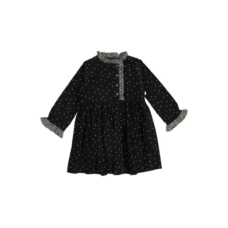 DRESS ROSIE-Dots Velvet