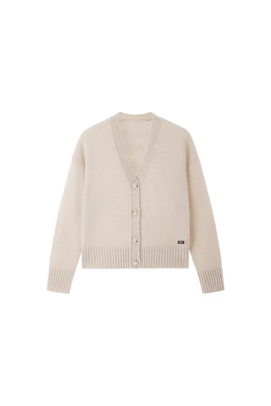 Elegant V-Neck Cashmere Cardigan