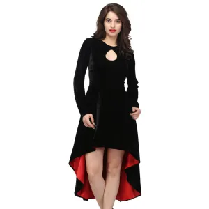 Fabiola Black & Red Gothic Dress