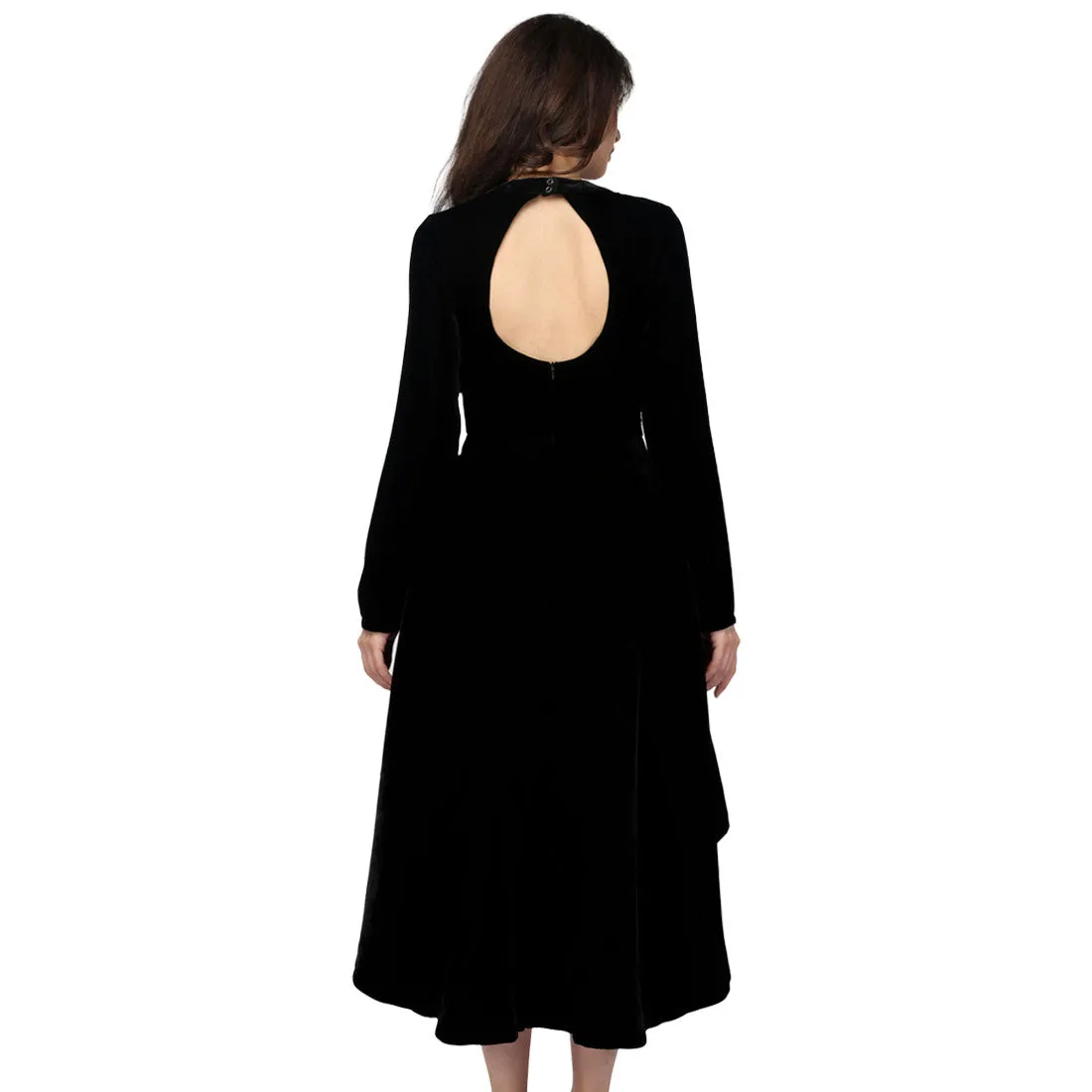 Fabiola Black & Red Gothic Dress