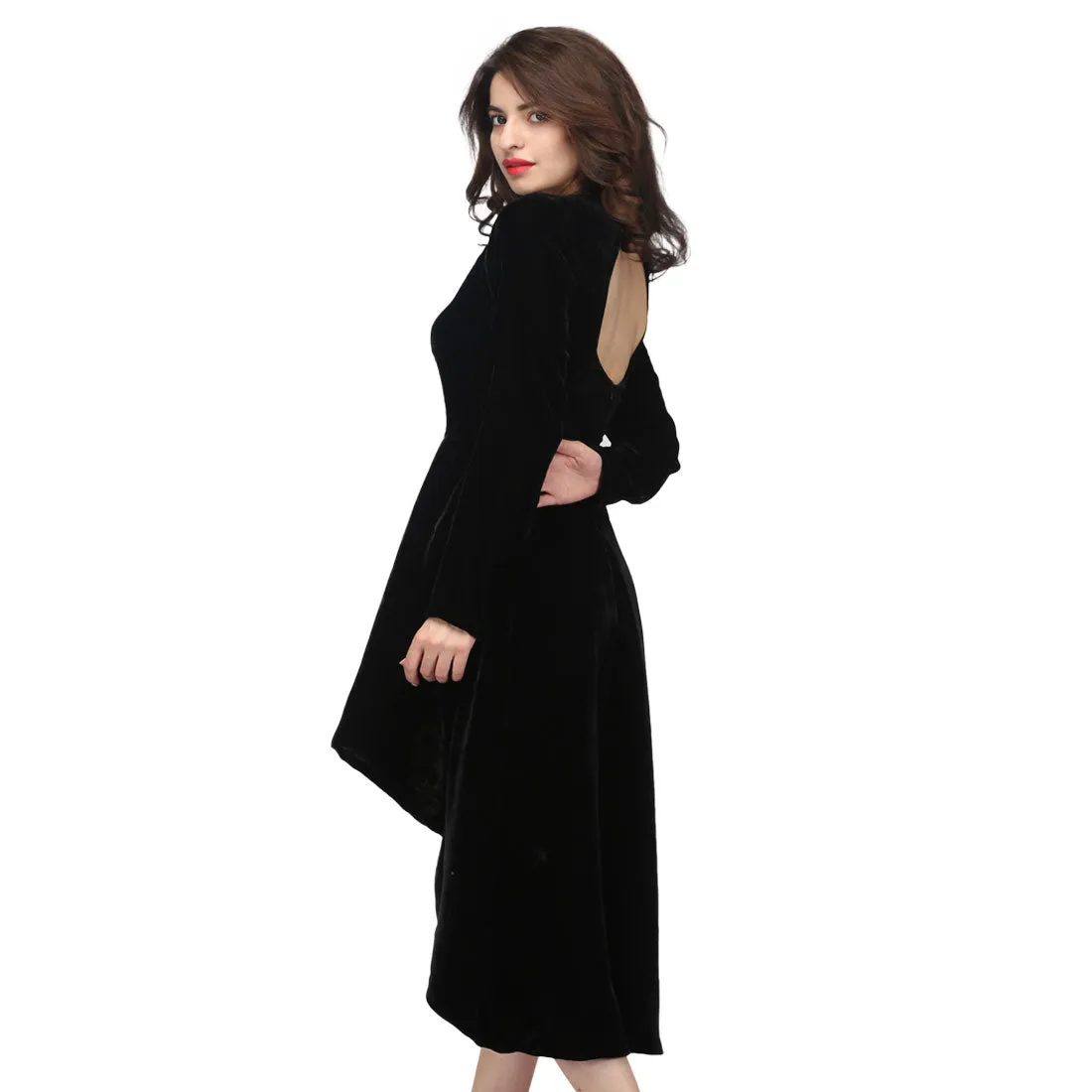Fabiola Black & Red Gothic Dress
