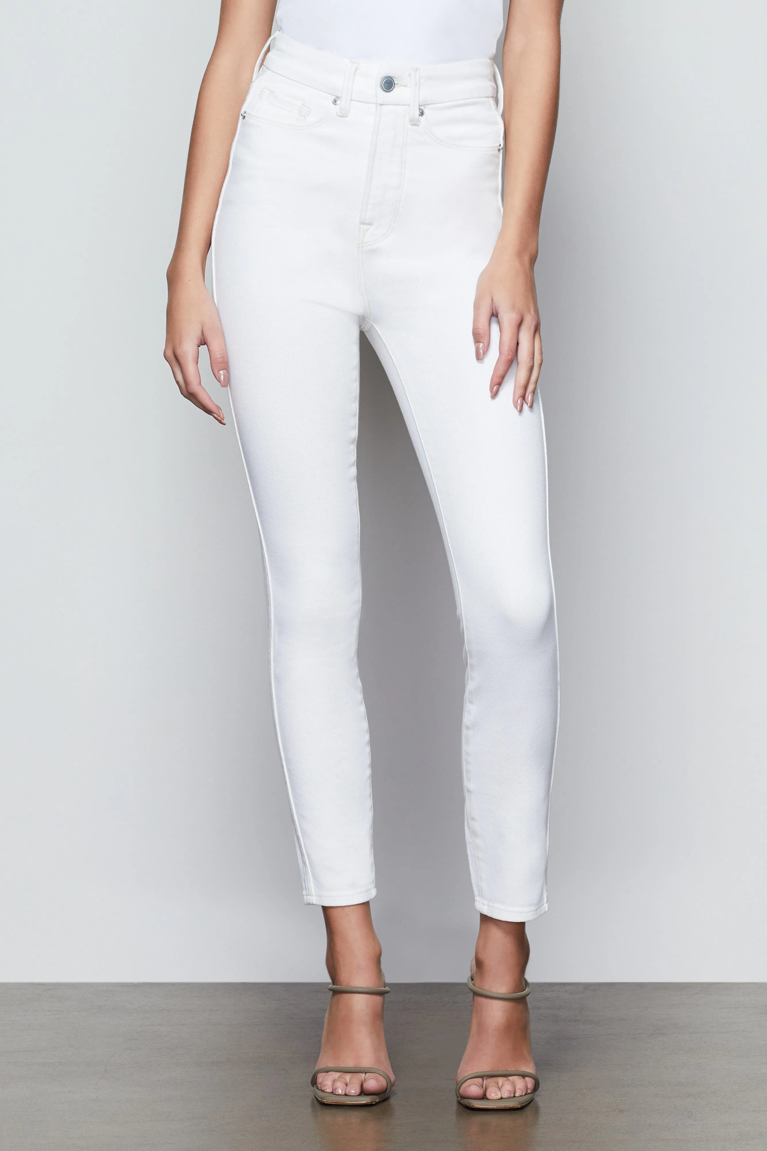 GOOD CURVE SKINNY CROP | ECRU001
