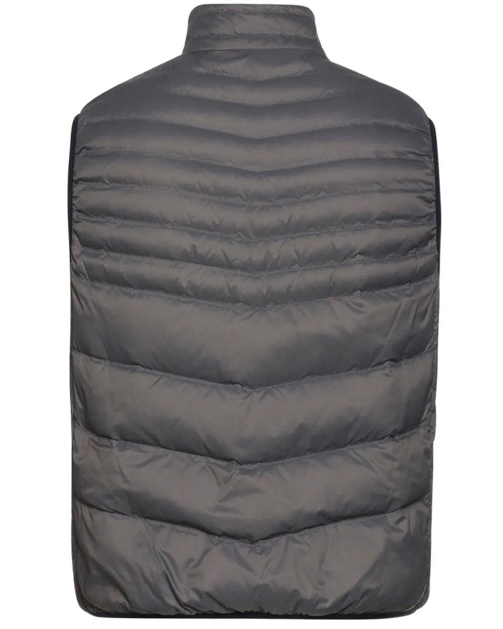 Grey Nylon Lightweight Down Vest