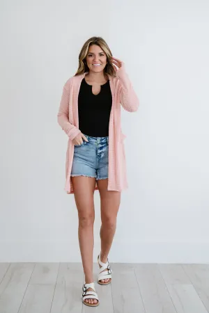 Lola Cardigan- Peach