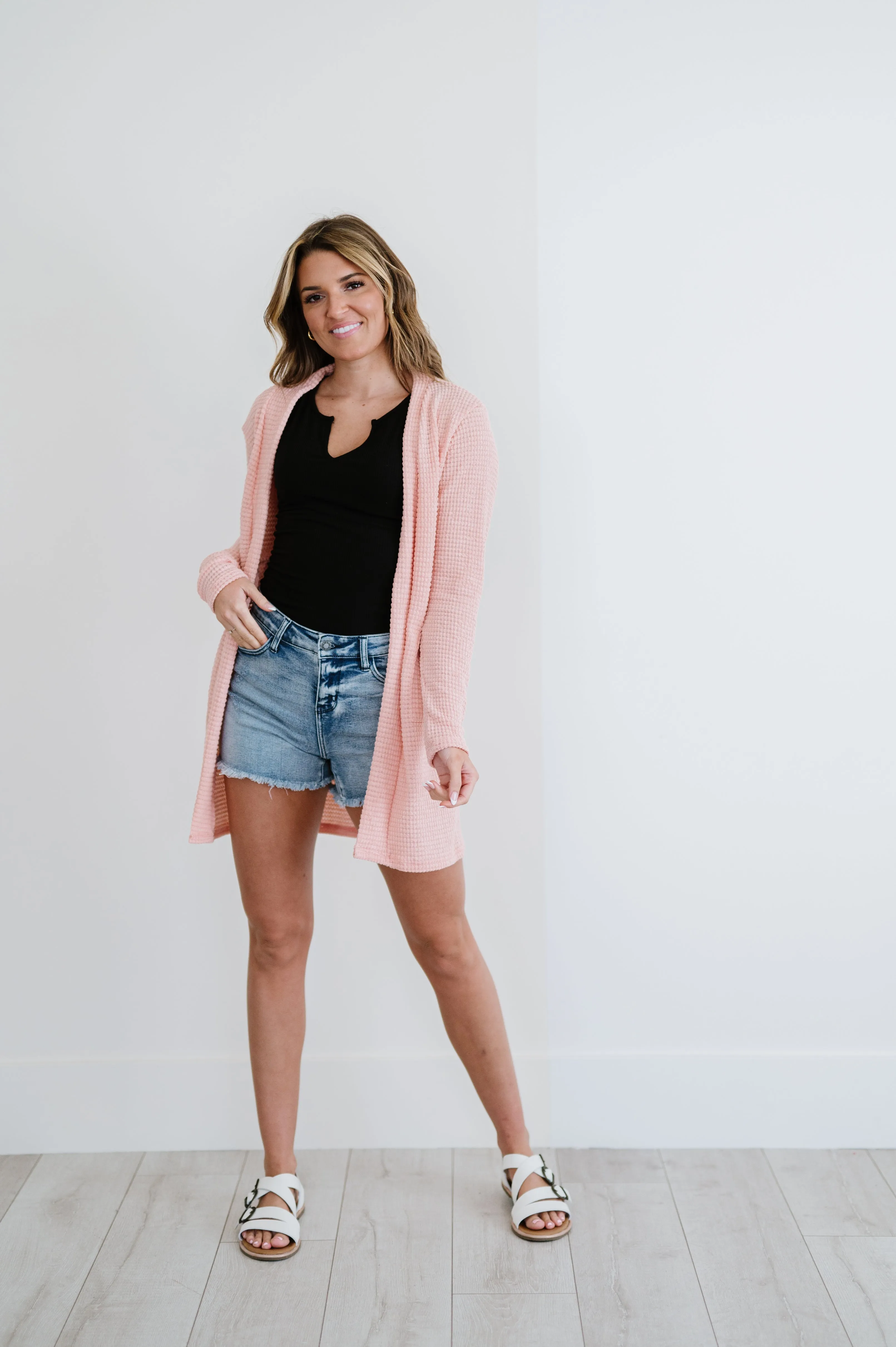 Lola Cardigan- Peach