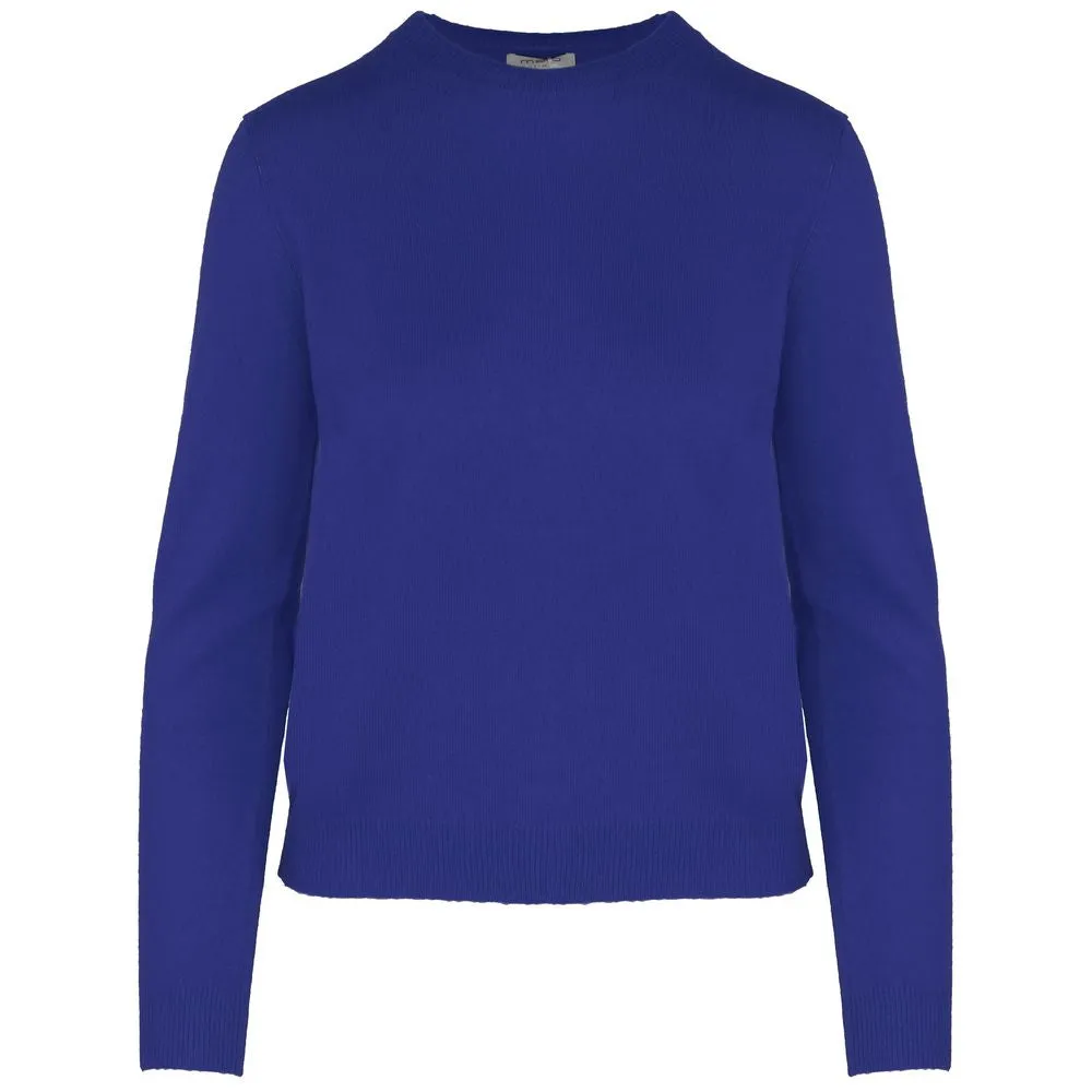 Malo Blue Cashmere Women Sweater