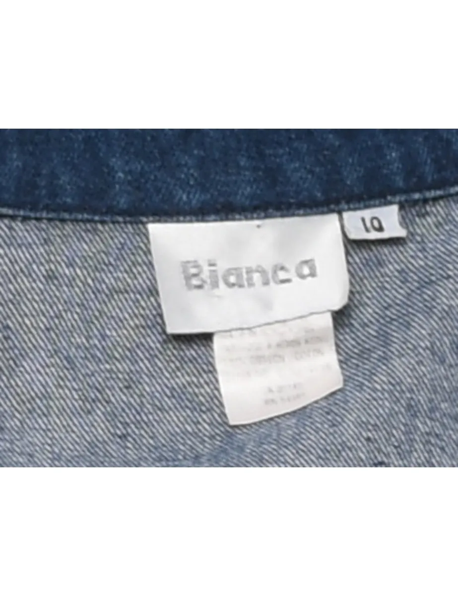 Medium Wash Classic Denim Jacket - L