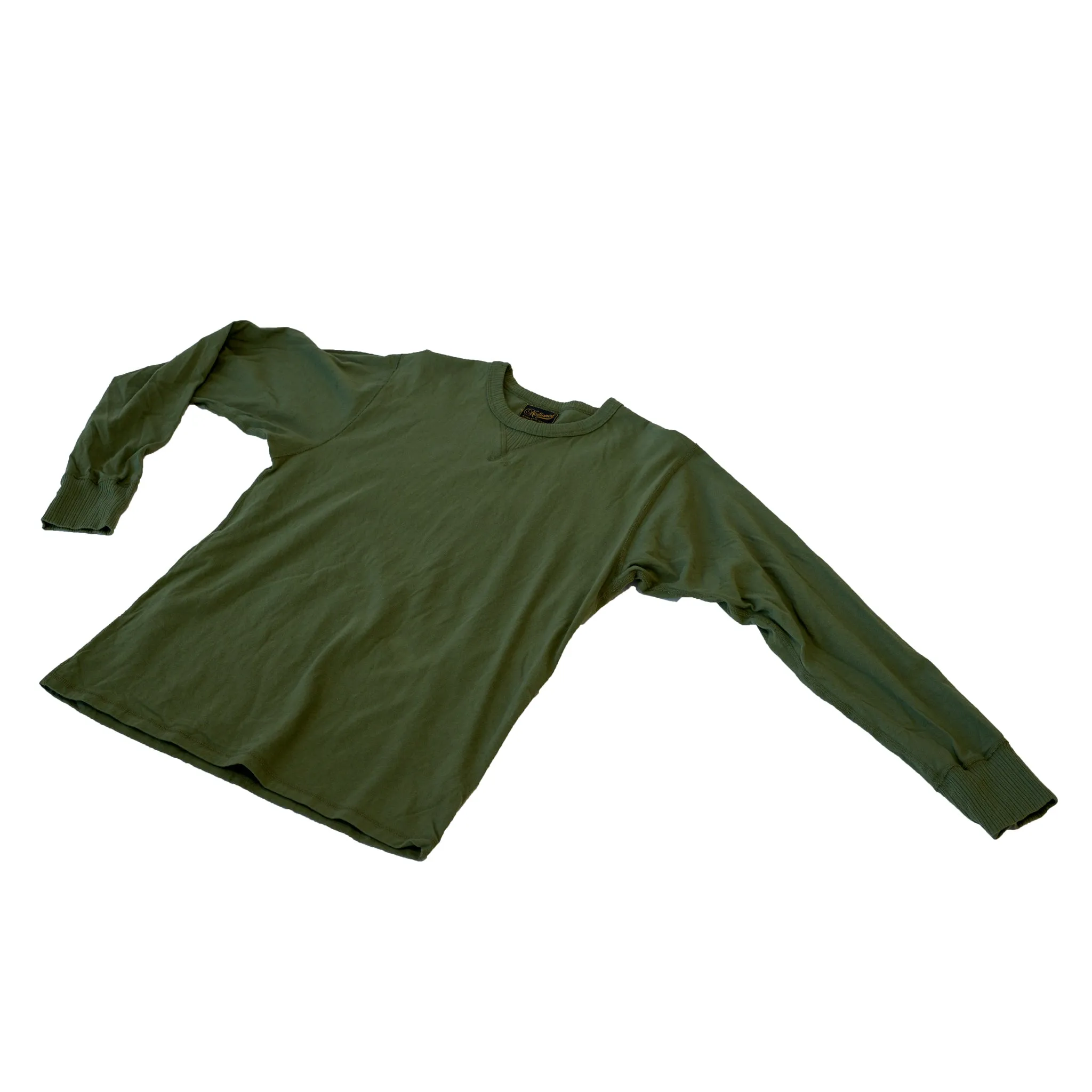 National Athletic Goods Gym Tee Combed Cotton Jersey Army