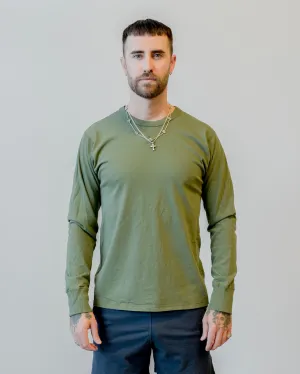 National Athletic Goods Gym Tee Combed Cotton Jersey Army