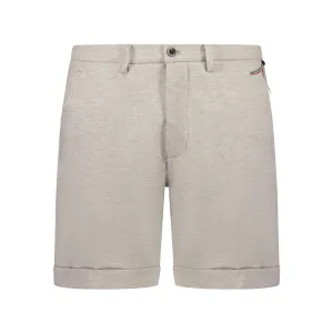Oatmeal Double-Faced Piqué Cotton Bermuda Shorts - Mason's