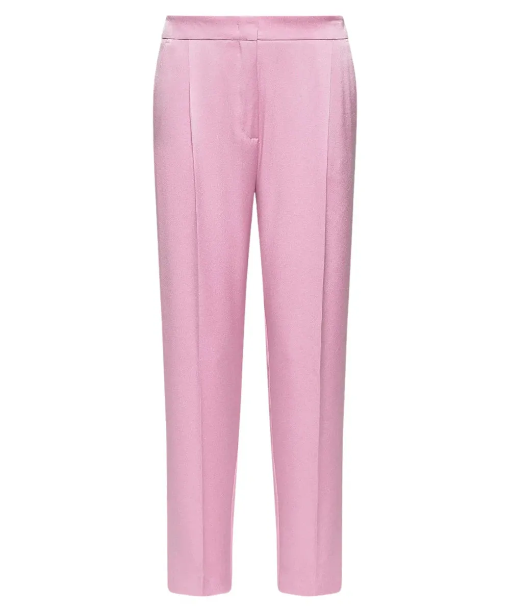 Pantaloni Chino in Satin Abetaia