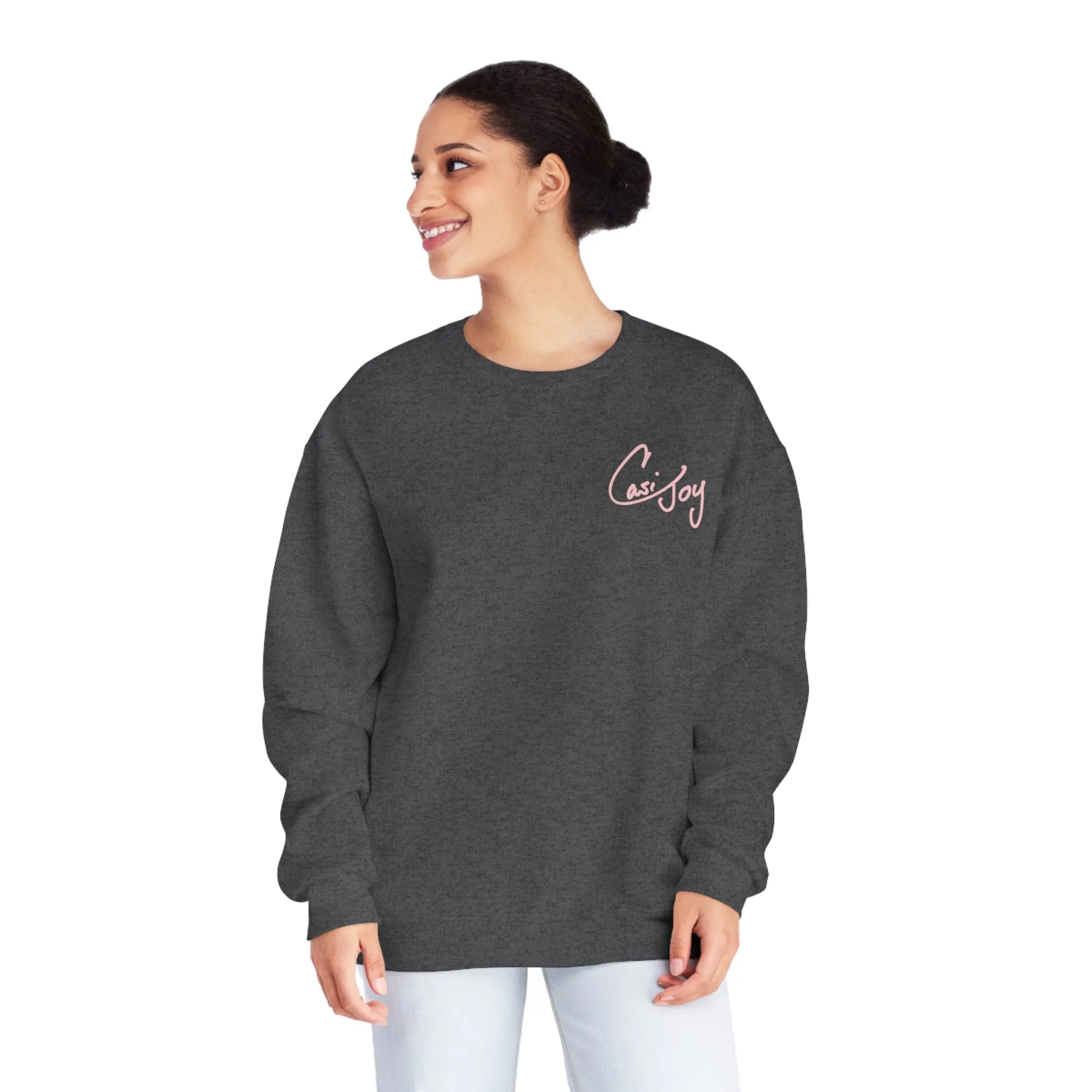 "We Run on Fumes & Hope" (Two Sided) Unisex NuBlend® Crewneck Sweatshirt