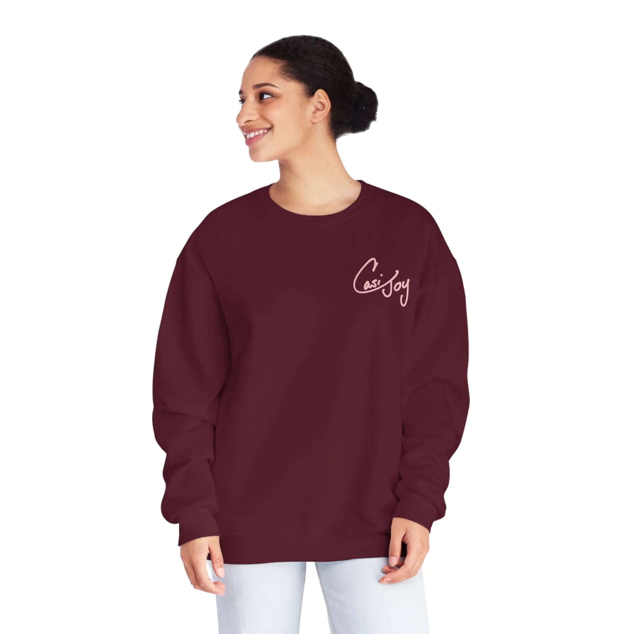"We Run on Fumes & Hope" (Two Sided) Unisex NuBlend® Crewneck Sweatshirt