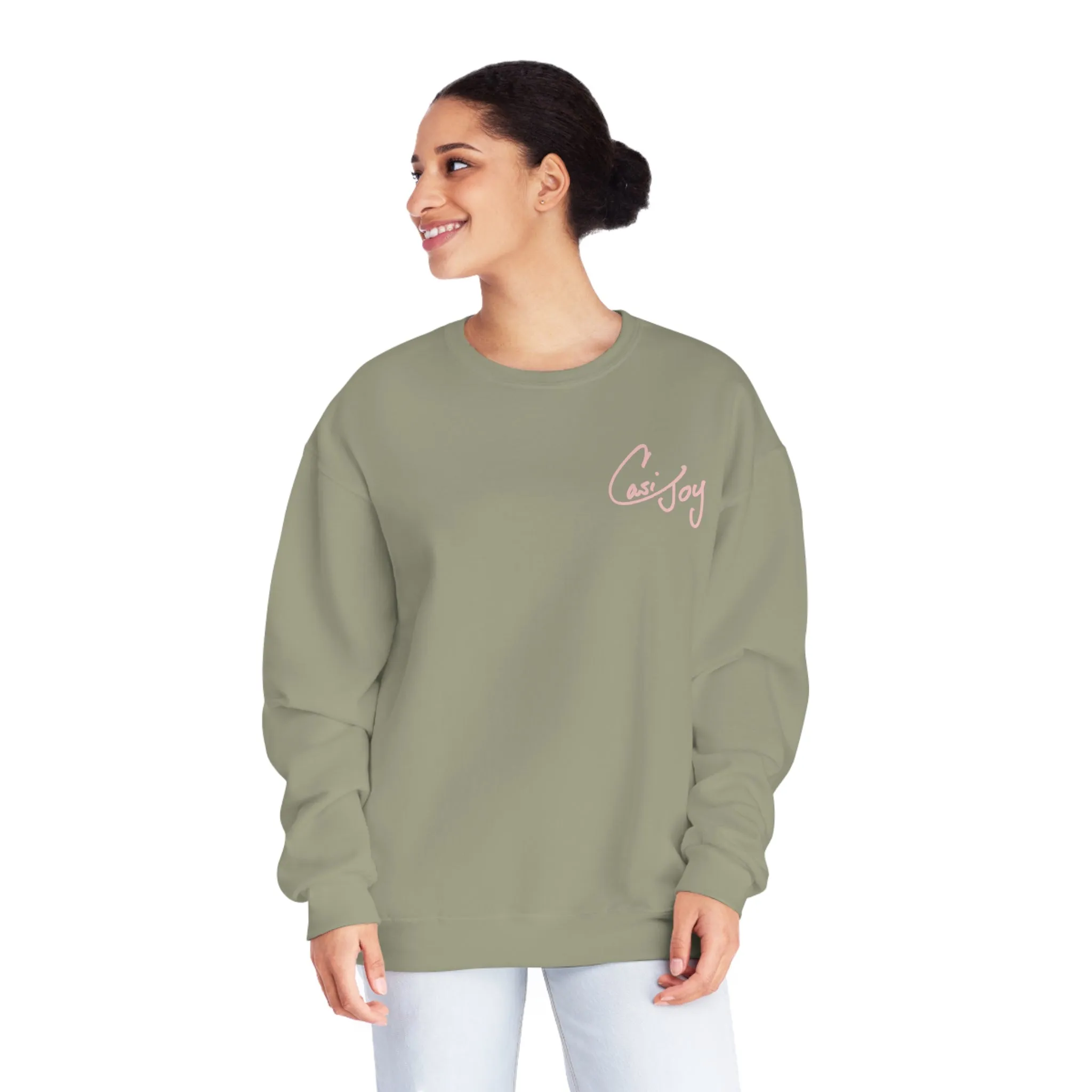 "We Run on Fumes & Hope" (Two Sided) Unisex NuBlend® Crewneck Sweatshirt