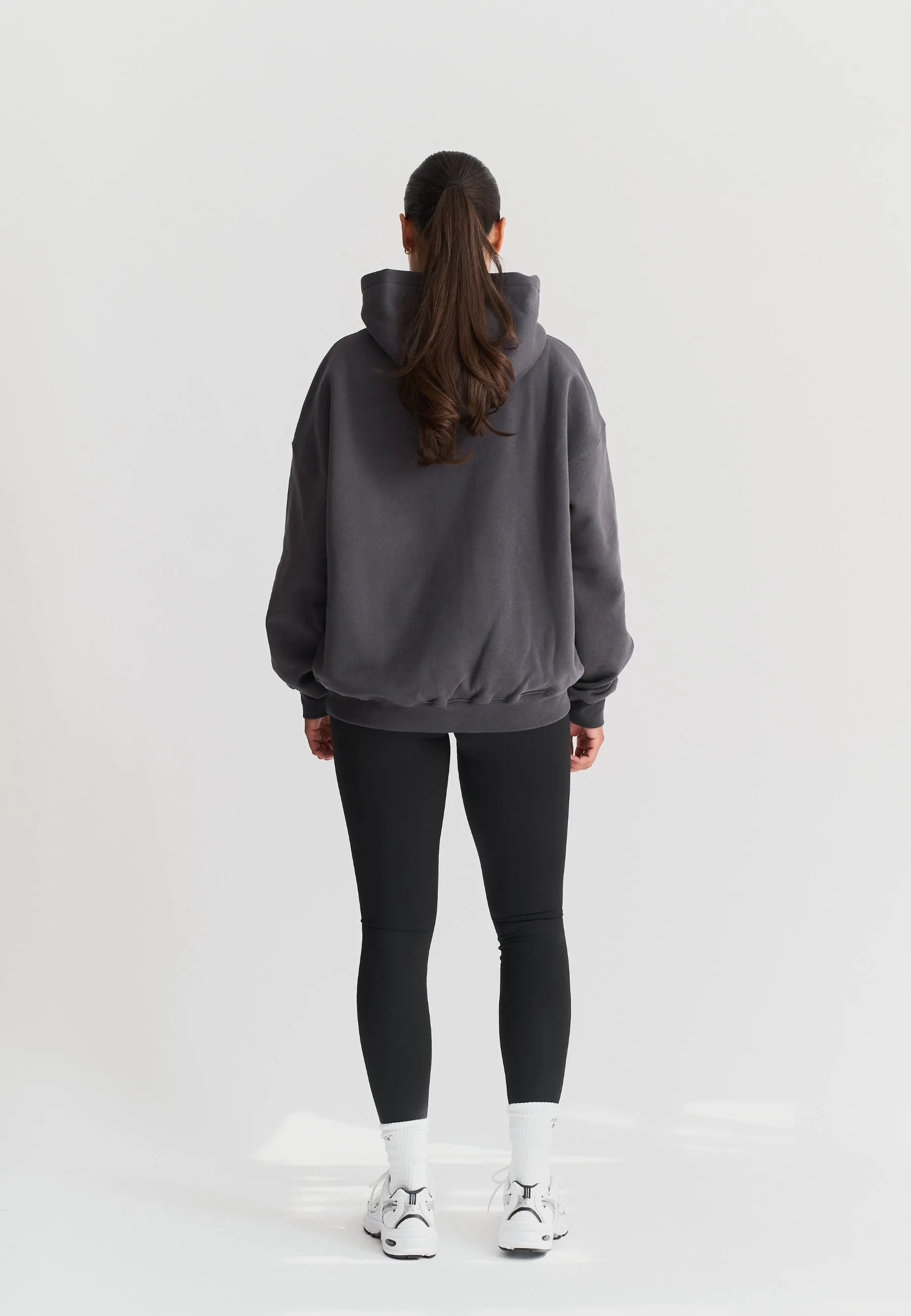 Sisterly Tribe Hoodie - Asphalt Grey