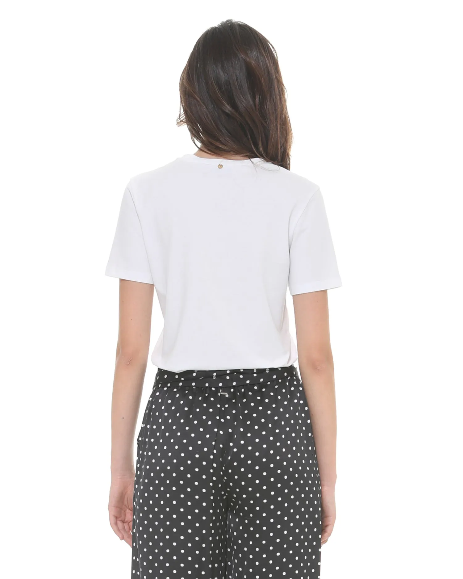 T-shirt with printed logo