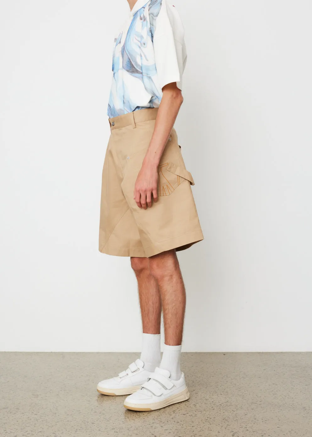 Twisted Chino Shorts