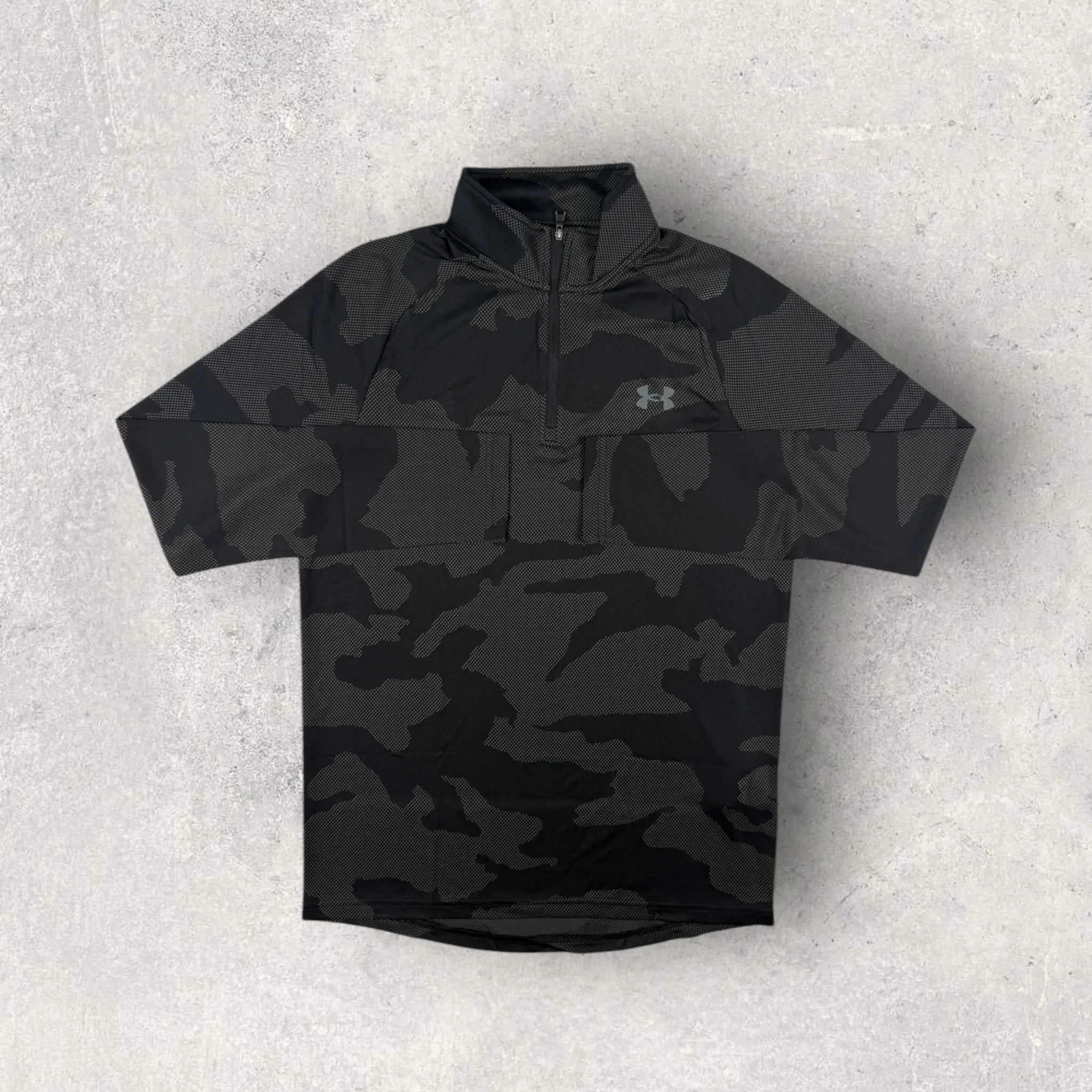UNDER ARMOUR JACQUARD USA 1/4 / SHORT SET - BLACK