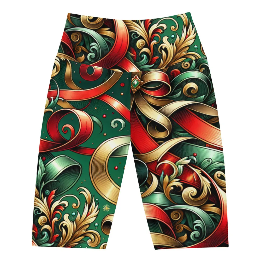 Whimsical Winter Wear Biker Shorts