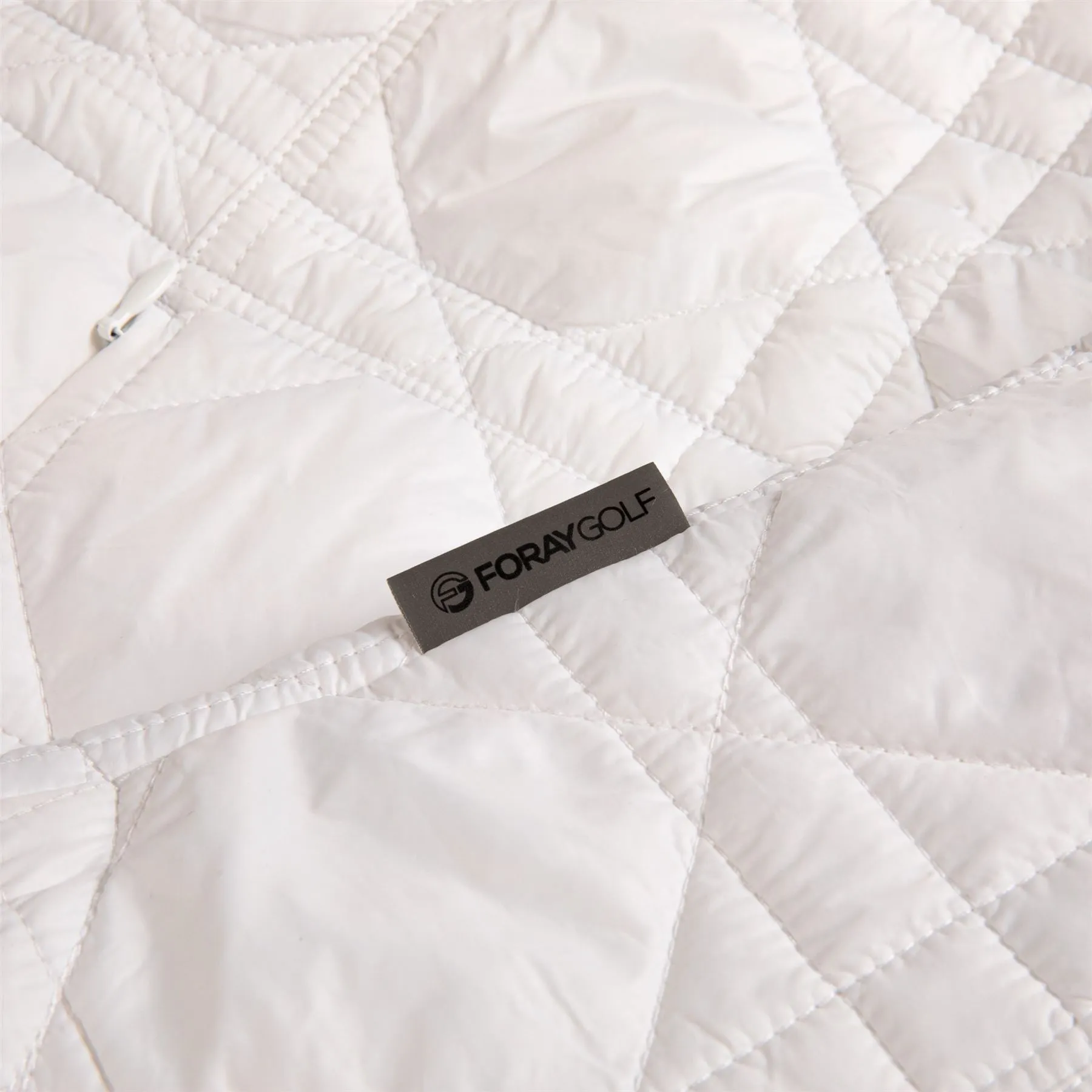Womens Quilted Long Line Vest White - 2025