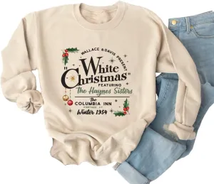 Ykomow Snowman Wine Cheers Sweatshirts Women Long Sleeve Christmas Graphic Tees Funny Xmas Tops